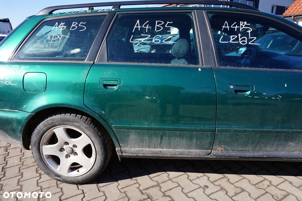 DRZWI TYLNE PRAWE A4 B5 KOMBI LZ6L  ZIELONY AUDI 1994-2001 - 3