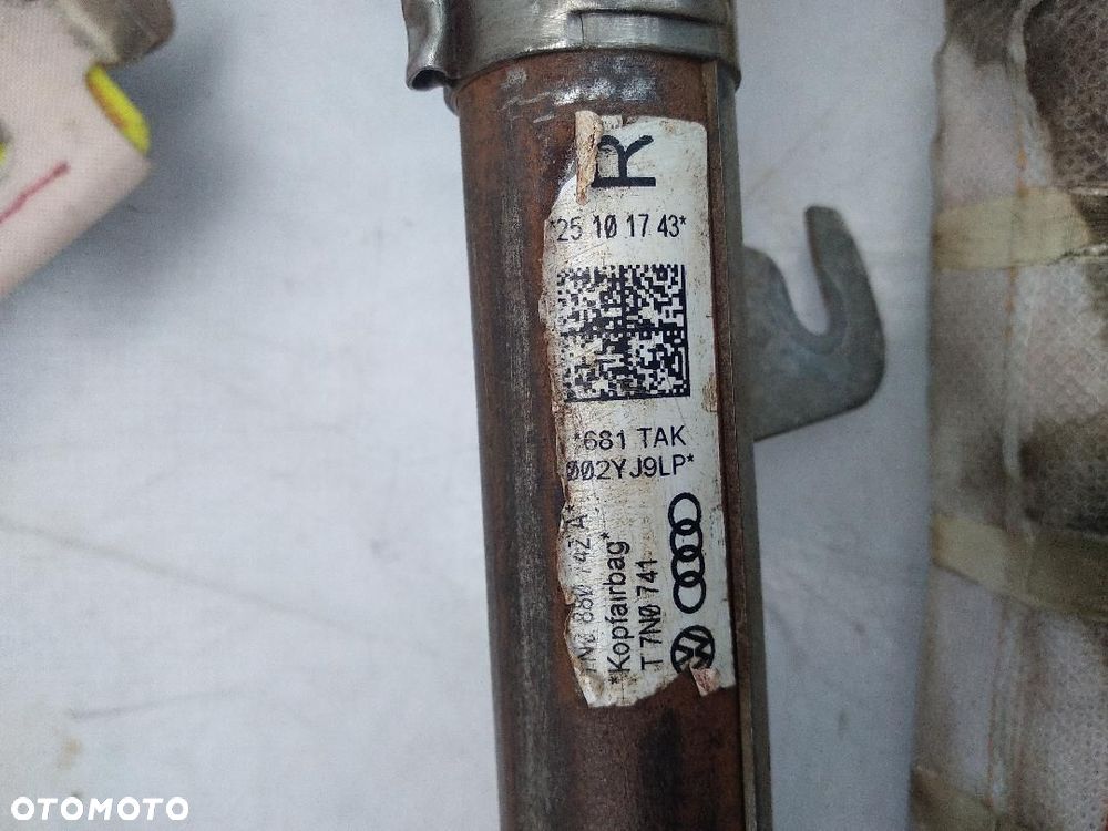 KURTYNA PODUSZKA PRAWA  AIRBAG SRS VOLKSWAGEN SHARAN 7 7N0880742 - 5