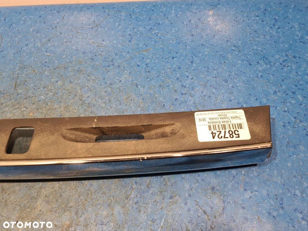 TOYOTA COROLLA E21 LISTWA CHROM BLENDA KLAPY 76801-02K30 - 5