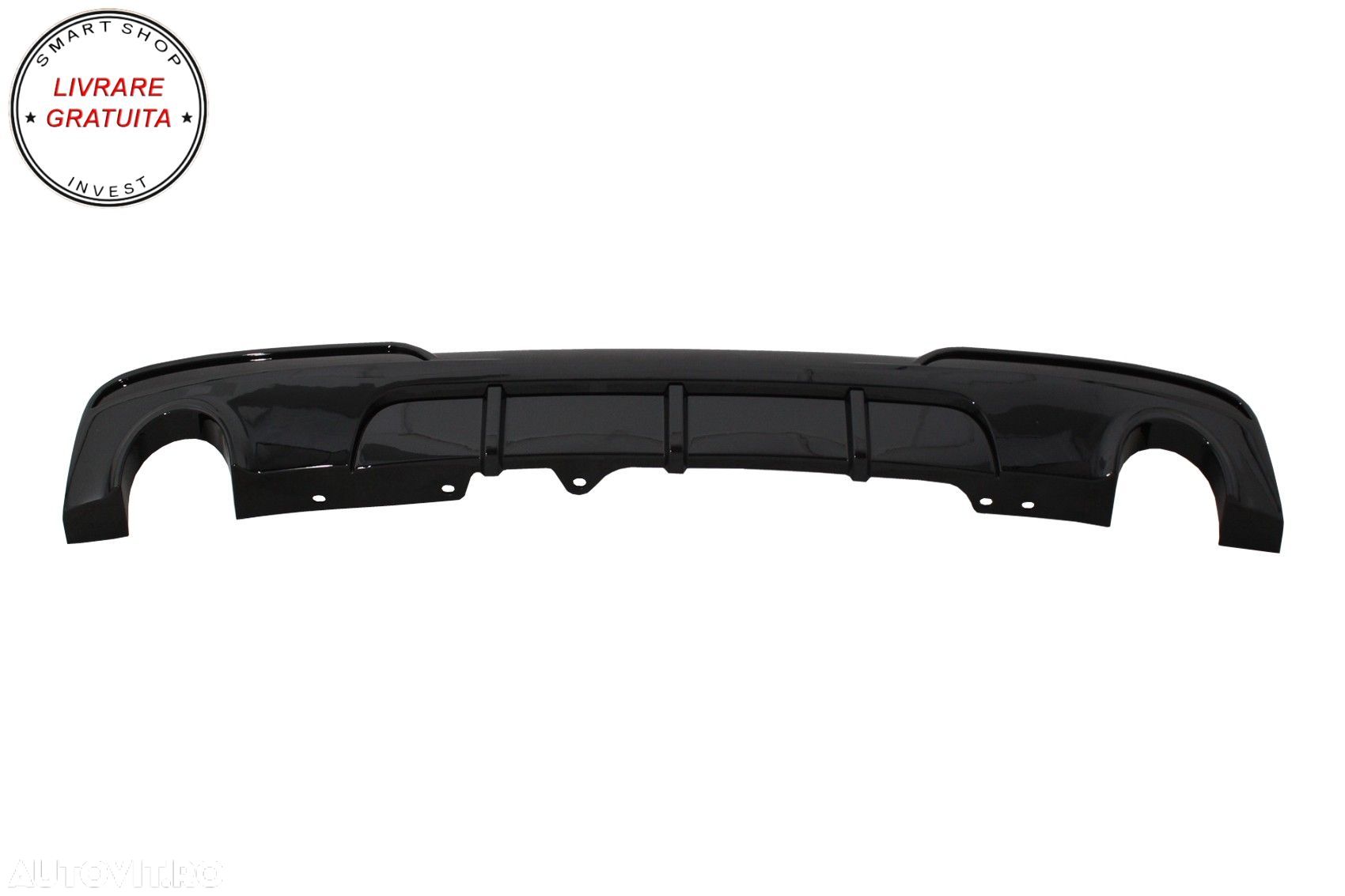 Difuzor de aer cu evacuare dubla BMW F10 F11 Seria 5 Non-LCI LCI (2011-2017) M-Tec- livrare gratuita - 1