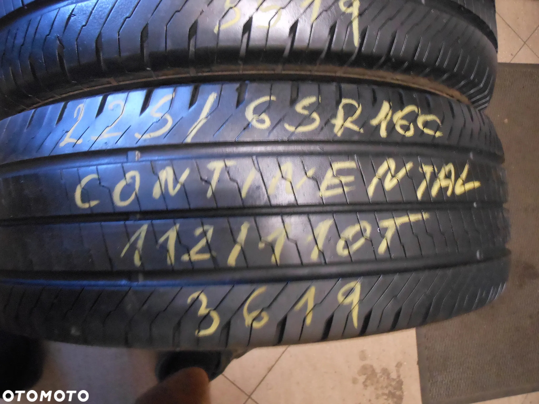 Opony 225/65r16c continental van contact eco 7mm lato para - 2
