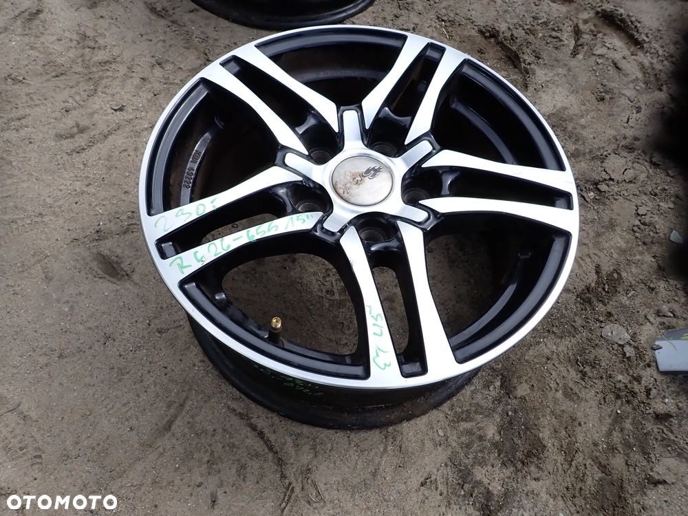 PEUGEOT CITROEN ALUFELGA 15" RC26-655 KBA49222 BROKS RC DESIGN 6.5J ET46 OTWÓR CENTRUJĄCY 72.6 - 2