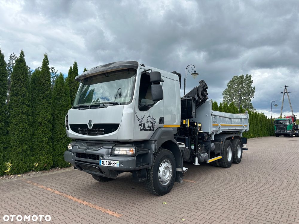 Renault Kerax 6x4 fassi f190 hydroburta wywrotka hds - 1