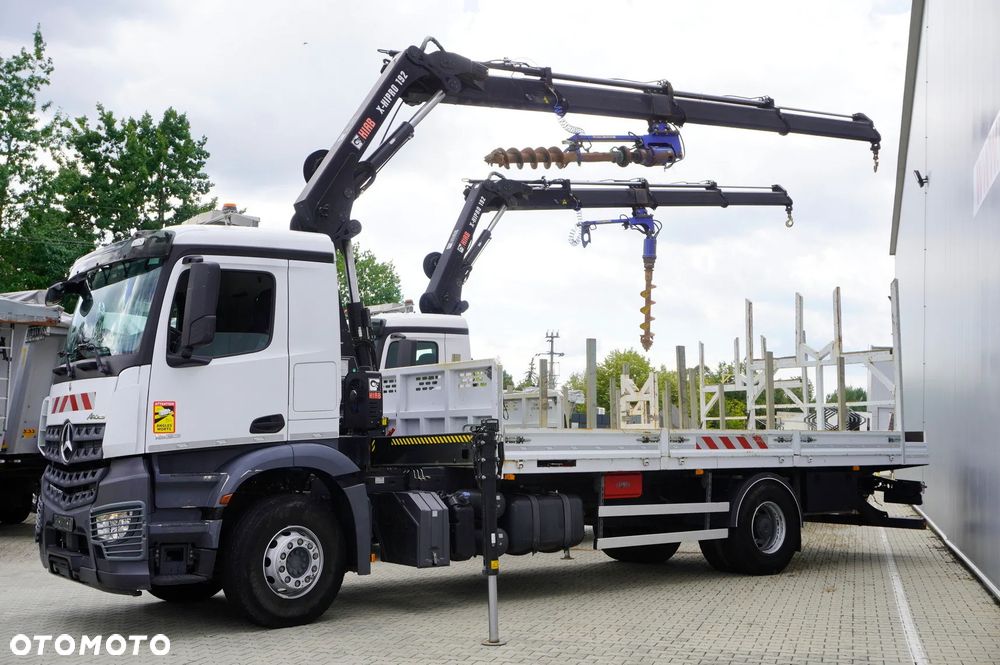 Mercedes-Benz Arocs 1833 4×2 / 50 tys. km! / HDS HIAB X-HIPRO 192 ES-3 / Pilot / Wiertło / 3 szt._260335 - 5