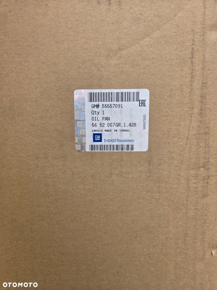 Miska olejowa Opel Zafira B 2.2 M75 110 kW 150 PS 55557091 - 10
