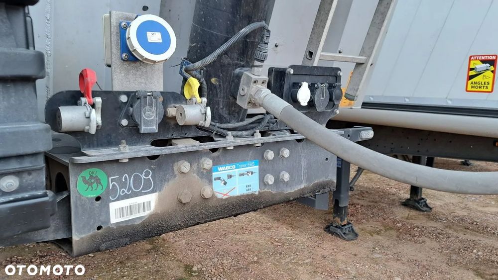 Wielton NW-3 / waga 6,2t / poj. 38m3 / elek. dach / Teflon / 20 naczep r.2022 - 16