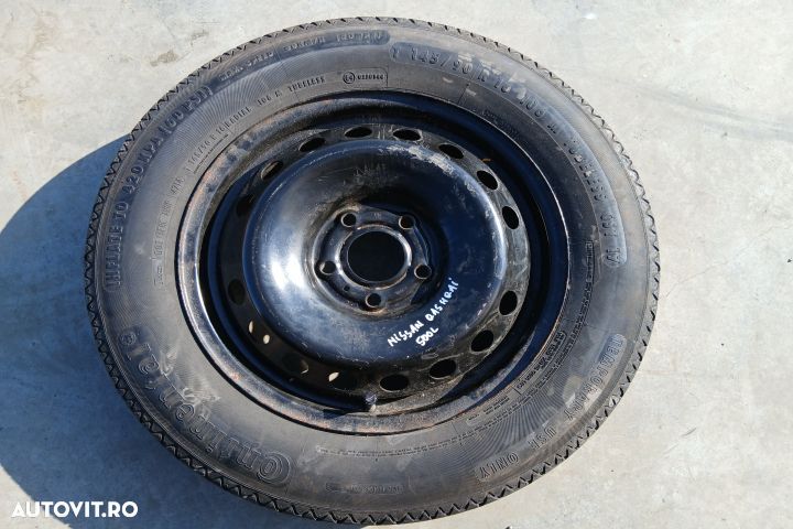 Roata de rezerva slim R16 40300JD077 145/90 R16 2584B ET40 40300JD077 - 1