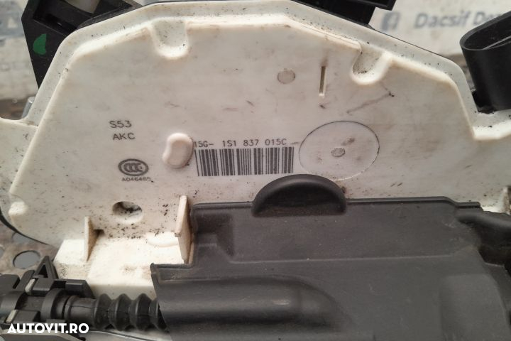 Broasca usa fata stanga 15G1S1837015C Skoda Fabia 5J  [din 2007 pana - 4