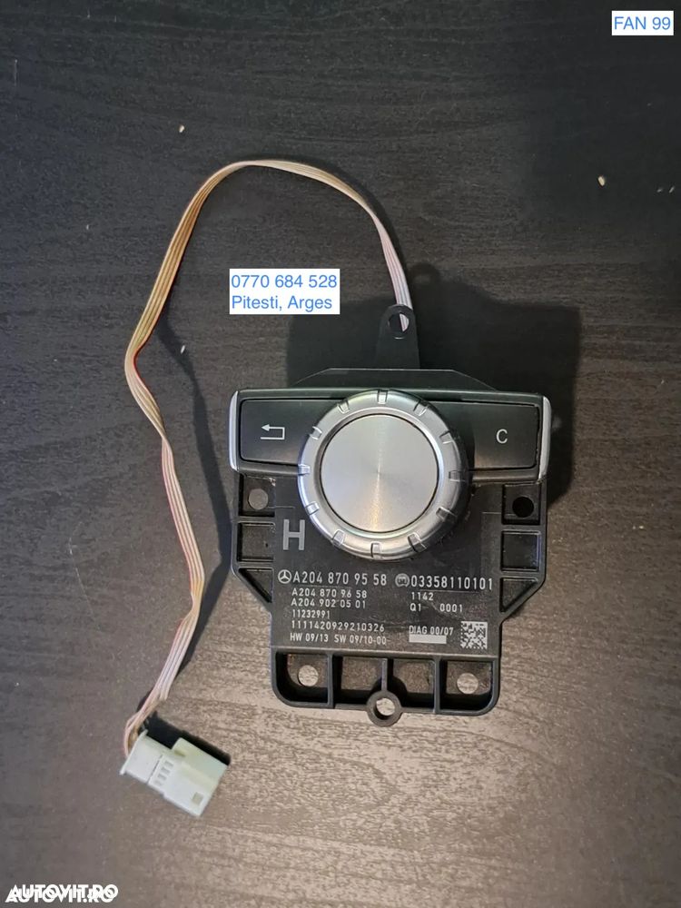 Joystick controller comutator comanda navigatie Original Mercedes C-class W204 facelift 2007-2014 - 1