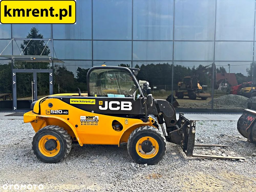 JCB 520-40 4WS ŁADOWARKA TELESKOPOWA 2020R | MANITOU MT 420 H, MANITOU BT 420, JCB 516-40, MERLO P 25.6, BOBCAT TL25.60, DIECI MINI AGRI 25.6, GENIE GTH-2506 - 3