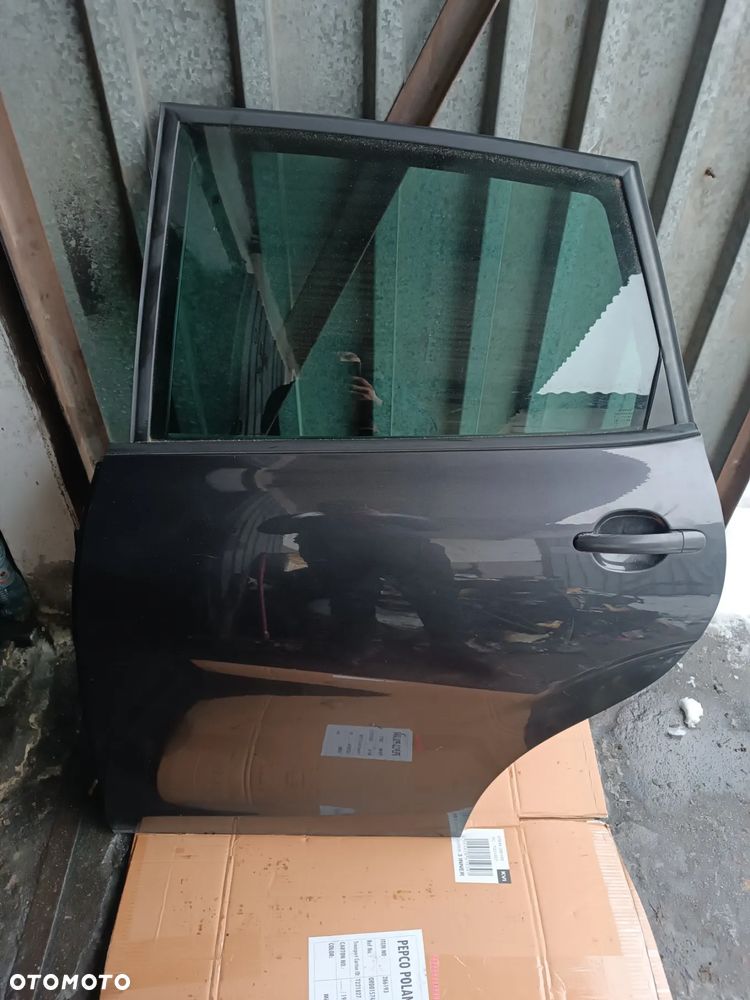 SEAT ALTEA DRZWI TYŁ TYLNE LEWE KOMPLETNE CZARNE L051 LO51 - 1