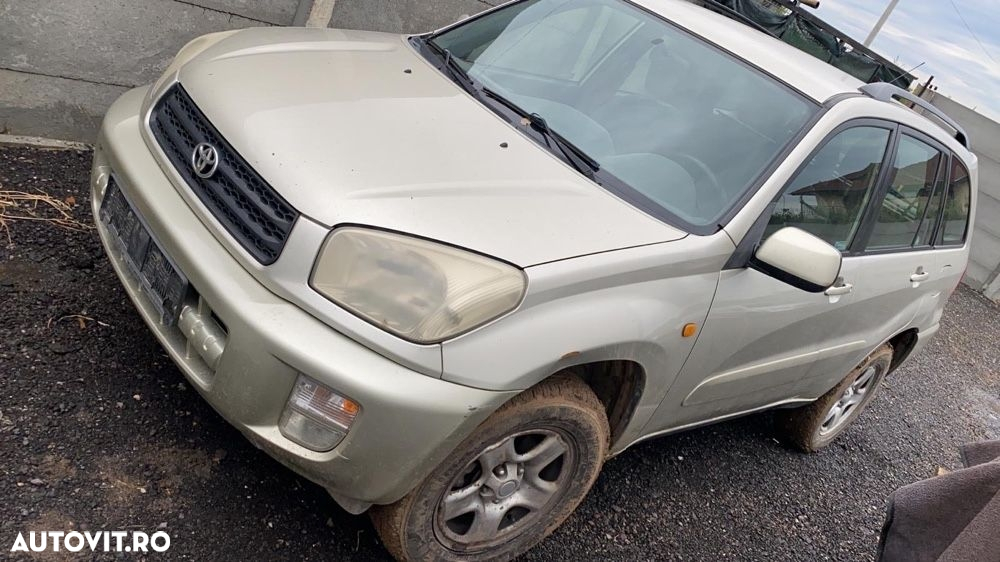 piese toyota rav 4 2001 motor cod 1AZ-FE benzină cutie manuala bara fata capota far aripa roti Haion luneta geam planetară diferențial grup cutie transfer dezmembrez model pe benzină 150 Hp - 2