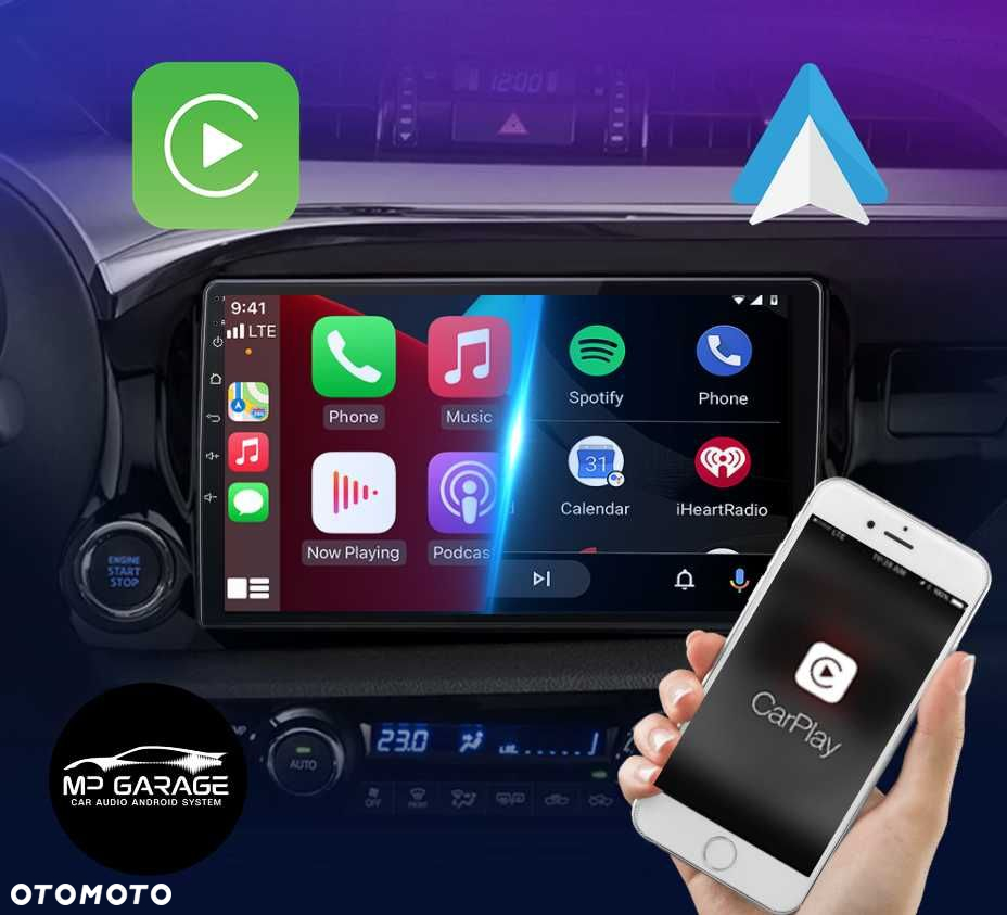 Nawigacja Toyota Hilux Android CarPlay/AA Qled 4G LTE Montaż Gwarancja - 4