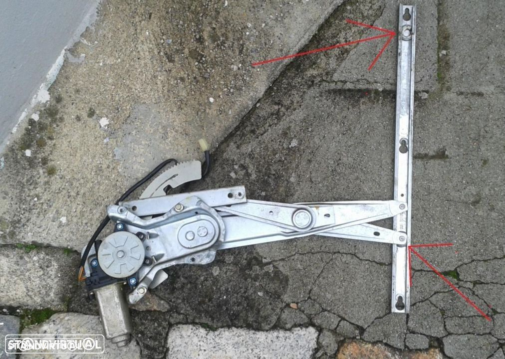 roda guia para elevador dos vidros Rover 25 - 3