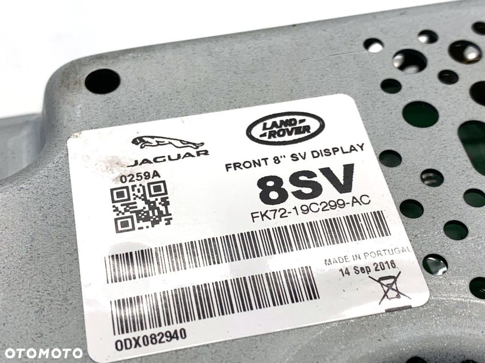WYŚWIETLACZ  JAGUAR F-PACE (X761) 2015 - 2022 2.0 TD4 AWD 132 kW [180 KM] olej napędowy 2015 - - 3