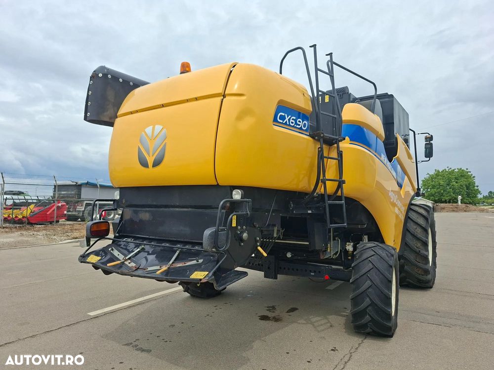 New Holland CX 6.90 ST5 COMBINA AGRICOLA CU HEDER PAIOASE 760CG 6,70M/22FT VF SI CARUCIOR TRANSPORT - 4