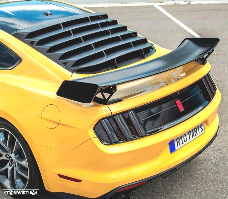 SPOILER TRASEIRO FORD MUSTANG 15-23 LOOK GT500 RACING - 4
