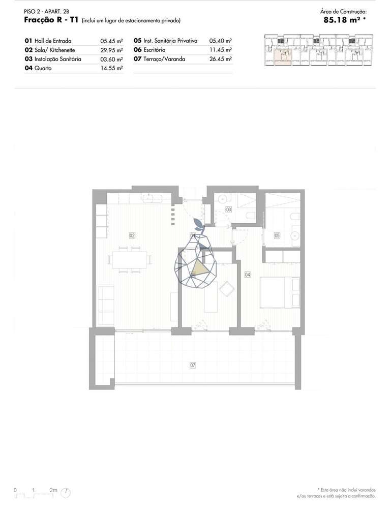 Apartamentos exclusivos em construção T2 , T2 duplex e T3 com piscina - Grande imagem: 4/27