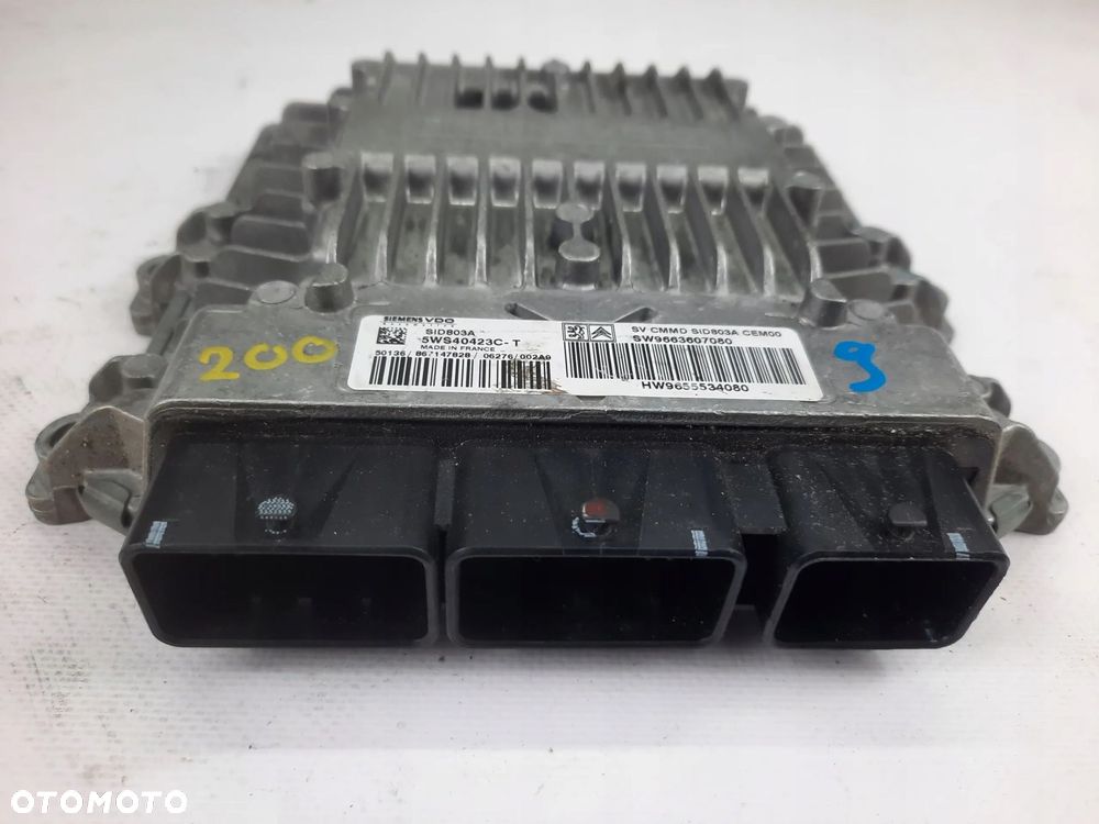 KOMPUTER SILNIKA PEUGEOT 407 2.0 HDI 9655534080 - 4