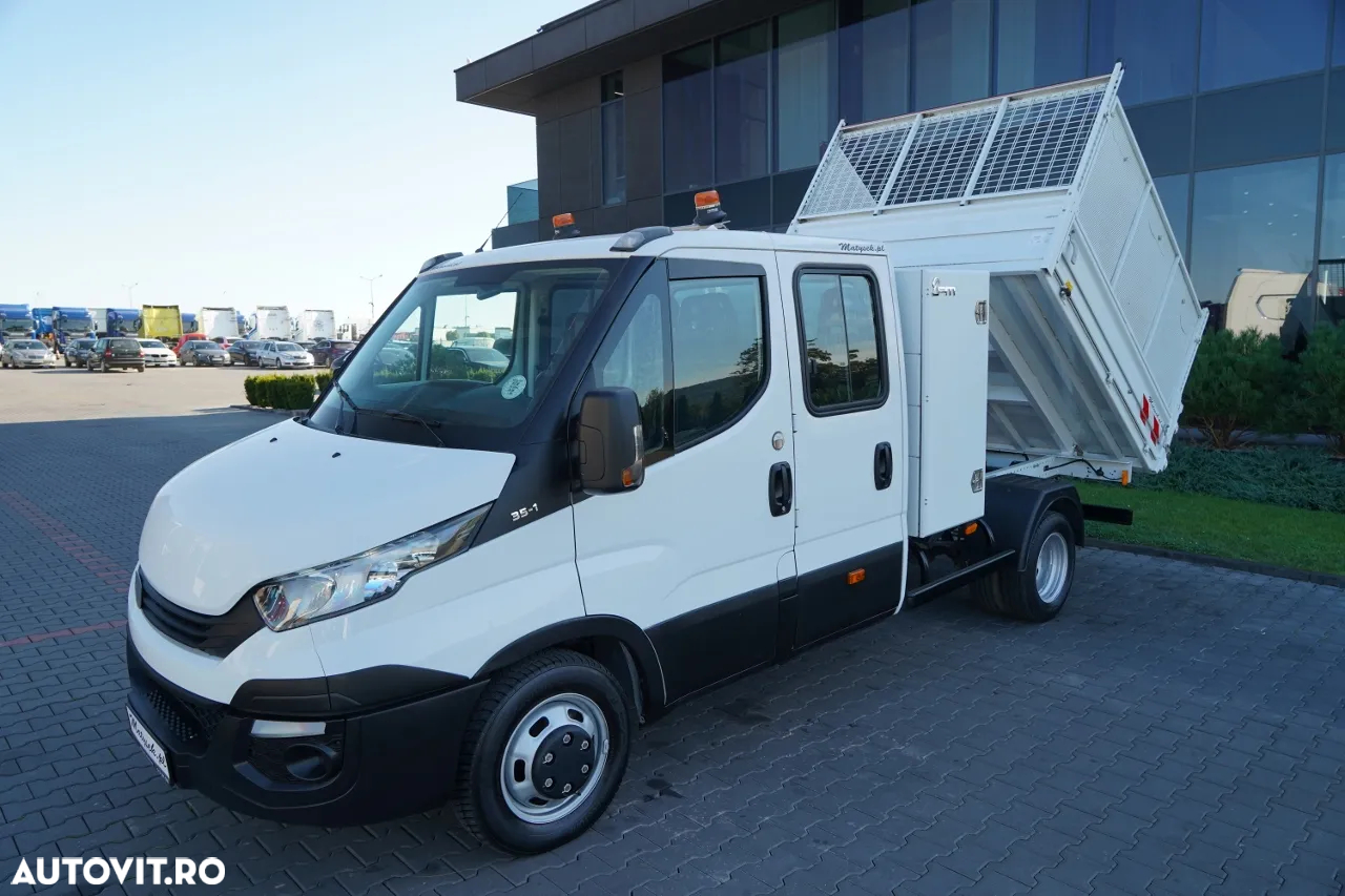 Iveco DAILY 35-140 / CAMION CU OPȚIUNI / BASCULATOR / DUBLU / TRUSA DE SCULE / IMPORTAT / CONTRACT POST-SERVICE - 2