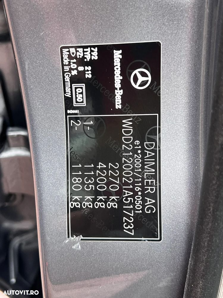 Mercedes-Benz E 220 BlueTEC BlueEFFICIENCY Edition Elegance - 19