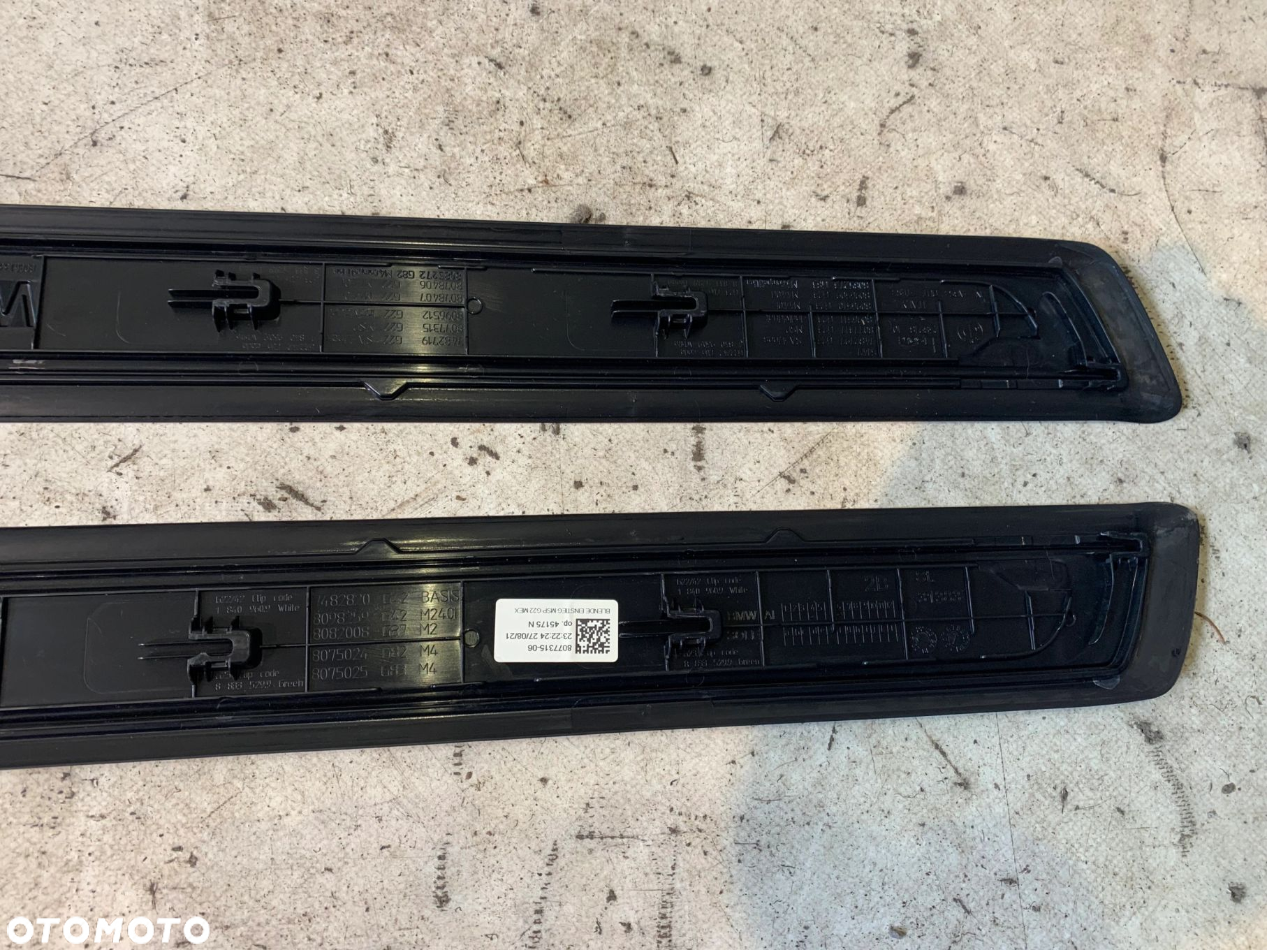 LISTWA NAKŁADKA PROGOWA M-PAKIET BMW 2 G42 4 G22 8077315 - 6