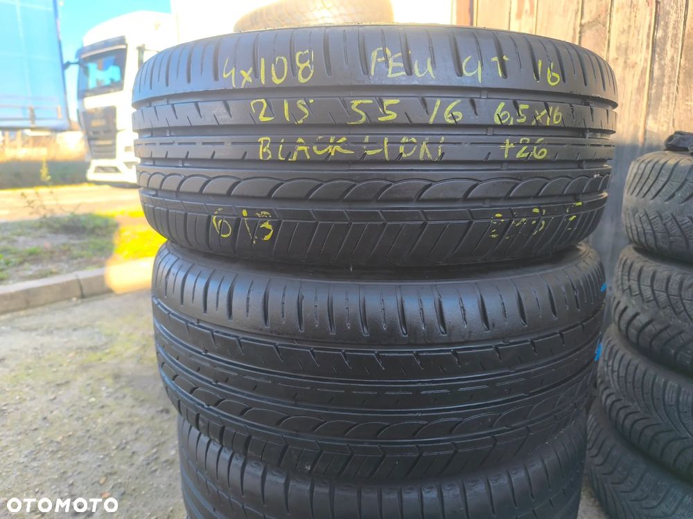 4x108 Felgi Stalowe Stal 16 Koła Letnie Lato CITROEN BERLINGO C-ELYSEE C2 C3 C4 C5 DS3 GRAND C4 PICASSO PEUGEOT 206 207 208 307 1007 2008 OPEL MOKKA B II 6mm Legnica ALU-RAD 215/55 - 9