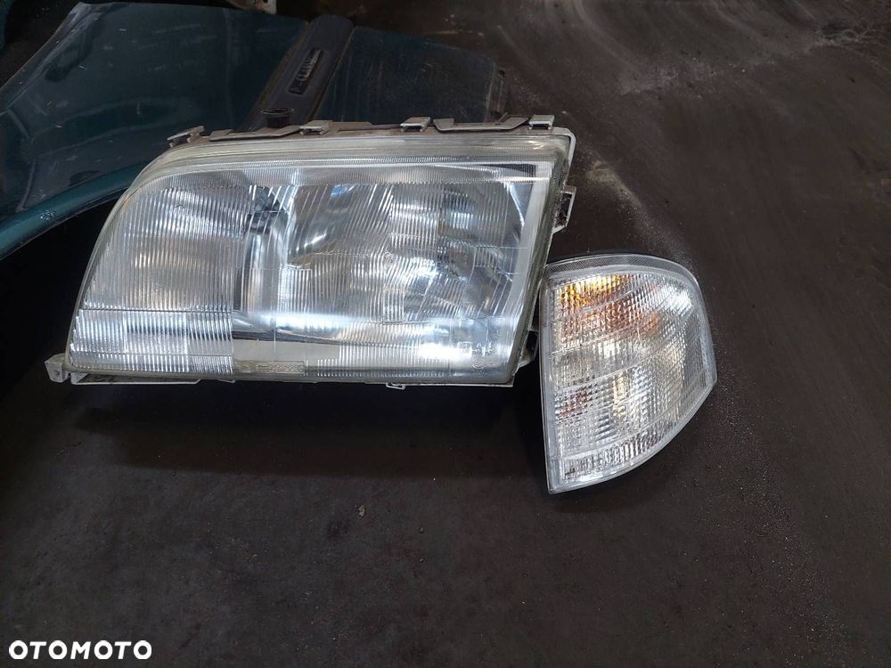 KOMPLETNY PRZÓD MASKA ZDERZAK BŁOTNIKI LAMPY PAS  MERCEDES W202 C KLASA - 3