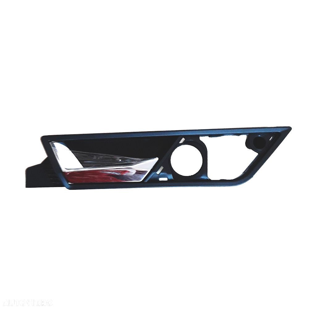 Maner deschidere usa interior Skoda Fabia, 12.2014-09.2018; Fabia, 07.2018-, usa fata, partea Stanga, negru; maner cromat - 1