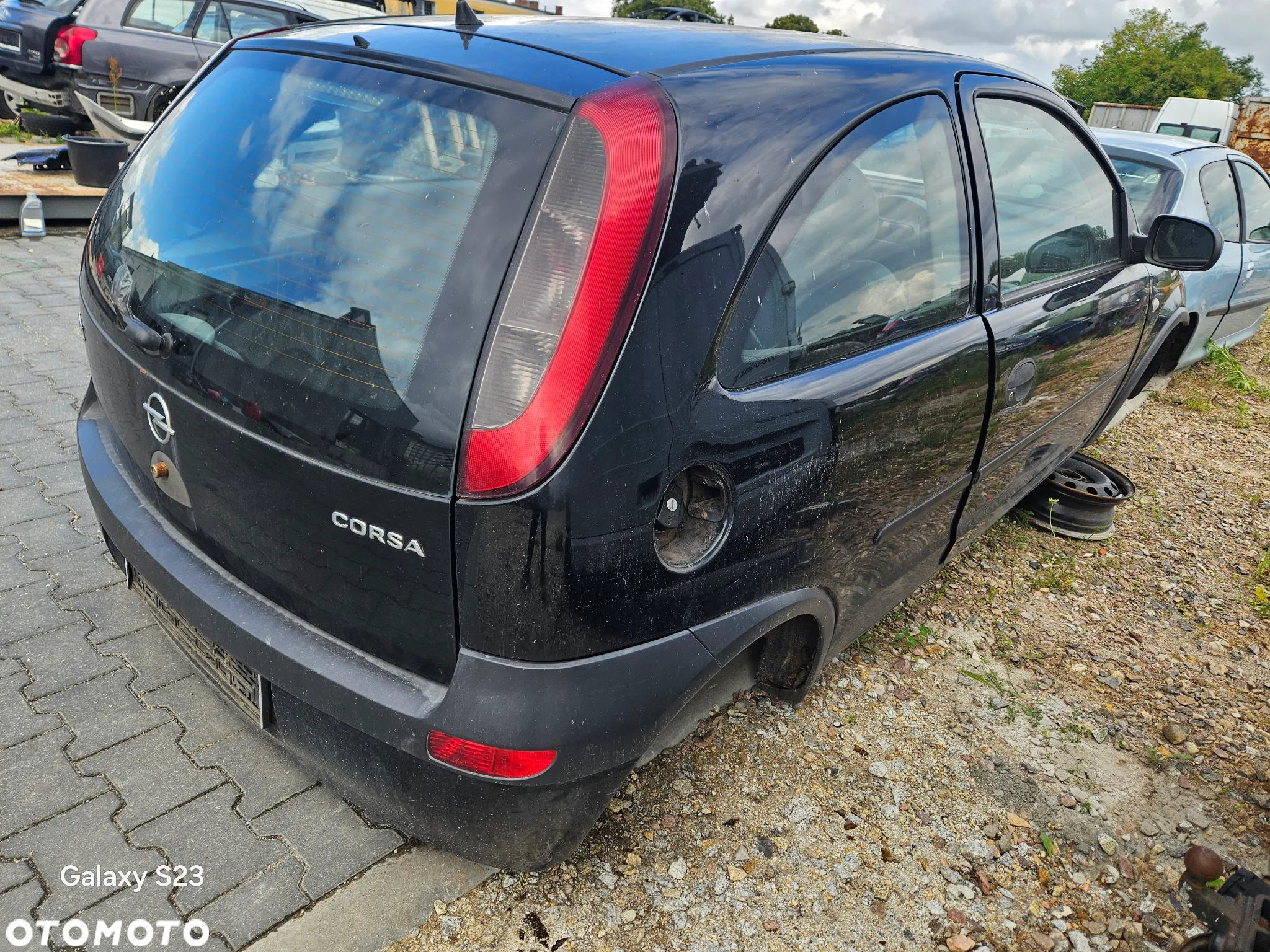 Klapa bagażnika zderzak tył tylny Opel Corsa C 2000-2003r przedlift 3d hatchback Z20C - 2