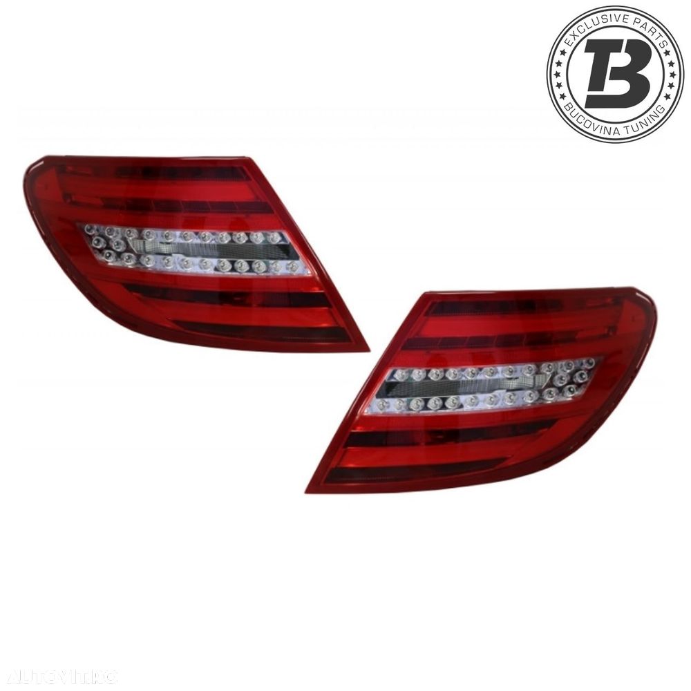 Stopuri LED compatibile cu Mercedes C Class W204 - 1
