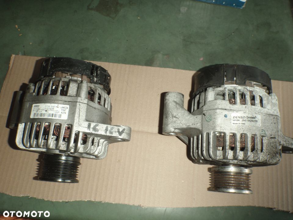 alternator fiat doblo III IV brava II tipo mito 500x 500l alfa romeo ducato jumper 1.6 2.0 multijet jak nowa oryginał - 1