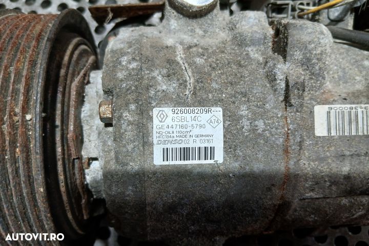 Compresor AC 926008209R 926008209R Renault Megane 3 [facelift] [2012 - 5