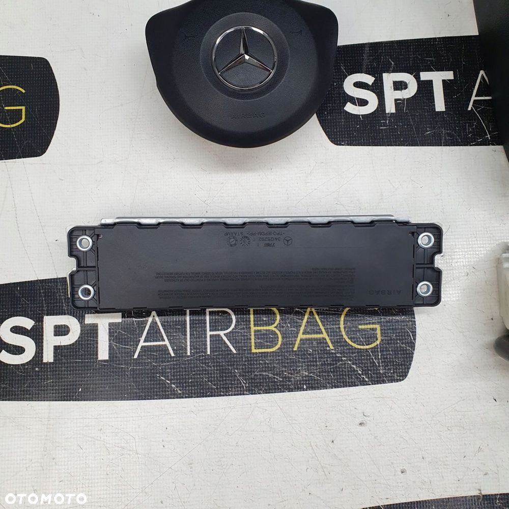 MERCEDES C63 W205 NAPPA DESKA ROZDZIELCZA KONSOLA KOKPIT PULPIT PODUSZKI AIRBAG AIR BAG PASY KIT SET - 10