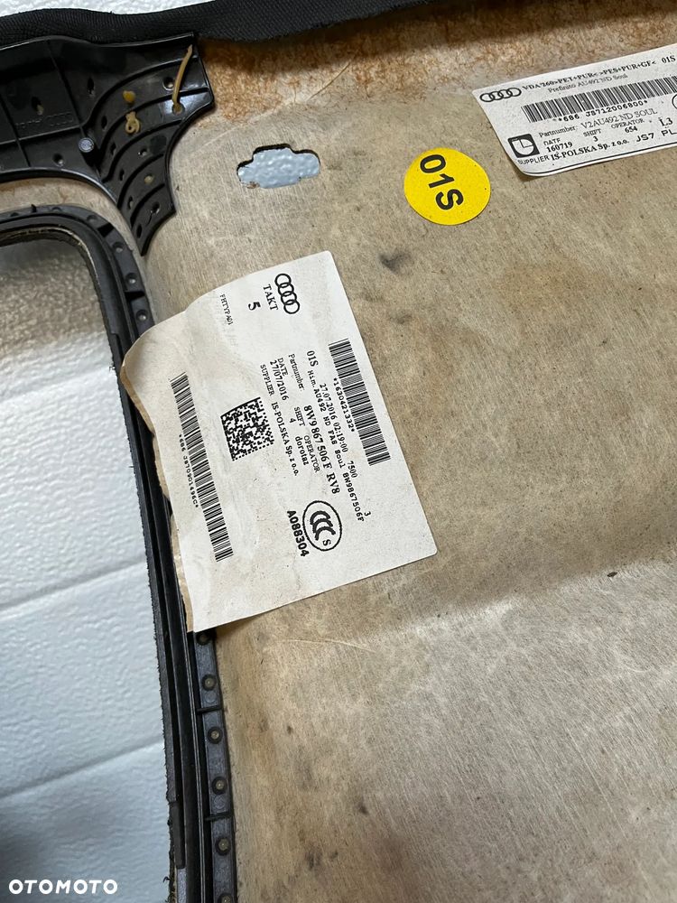 AUDI A4 B9 KOMBI S LINE PODSUFITKA 8W9867506F - 4