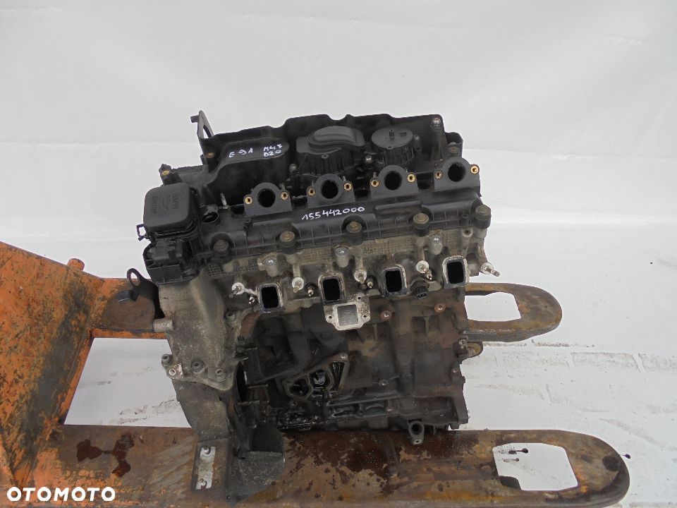 SILNIK 2.0D 163KM M47N TU2 BMW E81 E87 E90 E91 E92 E60 E61 F-VAT - 1