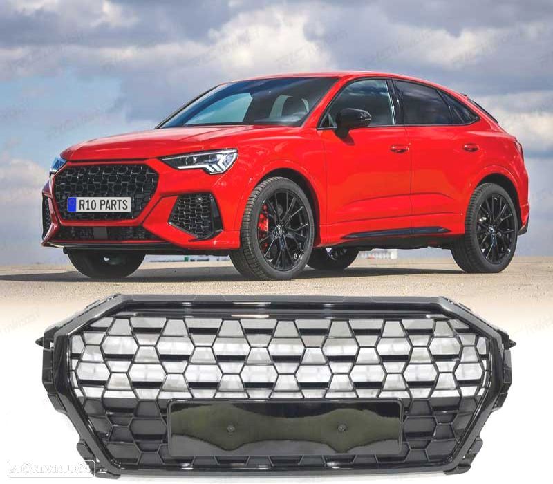 GRELHA FRONTAL AUDI Q3 19- LOOK RS - 1