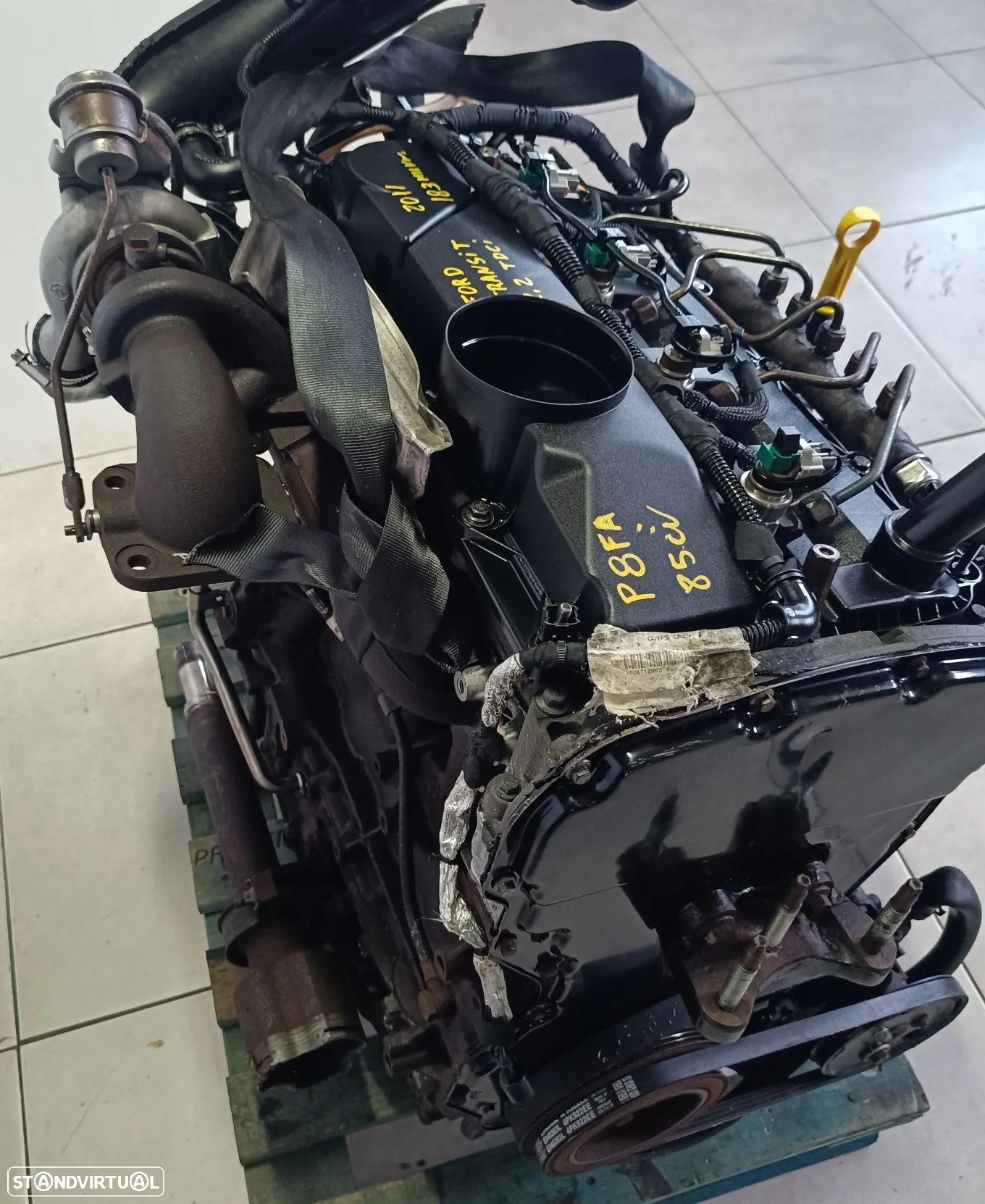 Motor Ford Transit 2.2TDCI 85cv P8FA  caixa 5 velocidades 6C1R 7002 AB - 5