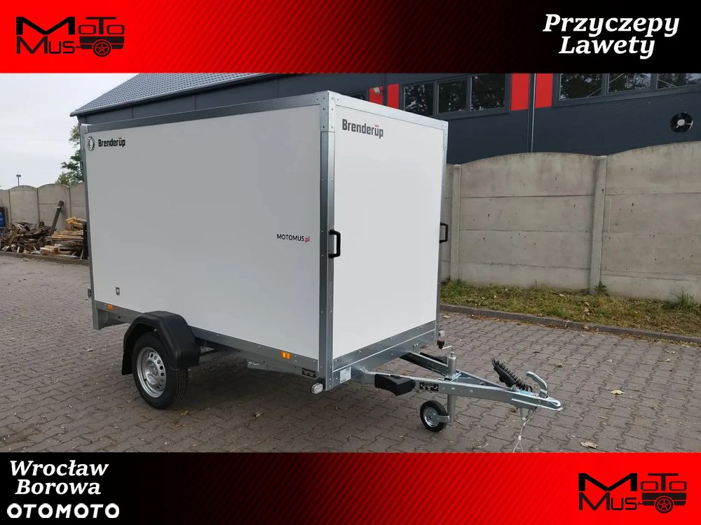 Brenderup Przyczepa Brenderup CD260UB Rampa kontener 260x130x150 1 oś DMC 750kg - 1