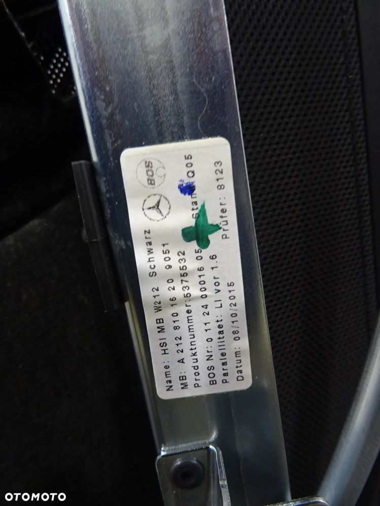 MERCEDES W212 LIFT 09-16 2.2CDI ROLETA ELEKTRYCZNA PÓŁKA A2128101620 - 9