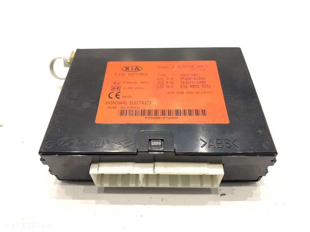 MODUŁ KOMFORTU  KIA PICANTO I (SA) 2004 - 2012 1.1 48 kW [65 KM] benzyna 2004 - 2011 95400-07200 - 1