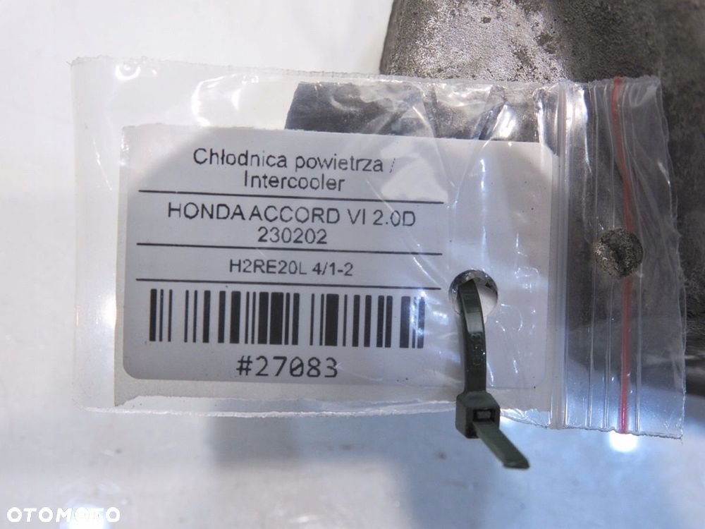 CHŁODNICA INTERCOOLER HONDA ACCORD VI 2.0 D - 7