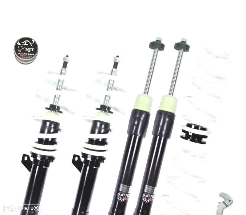 KIT SUSPENSÃO REGULÁVEL NJT EXTREM AUDI A3 8P SPORTBACK CABRIO 03-12 DIANTEIRA - 1