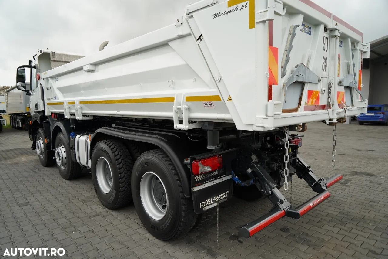 Iveco X-WAY 480 / 8X4 / BASCULATOR DUBLU / HIDRAULIC LATERAL / CLAPETĂ HIDRAULICĂ / AUTOMAT / IMPORTAT - 19