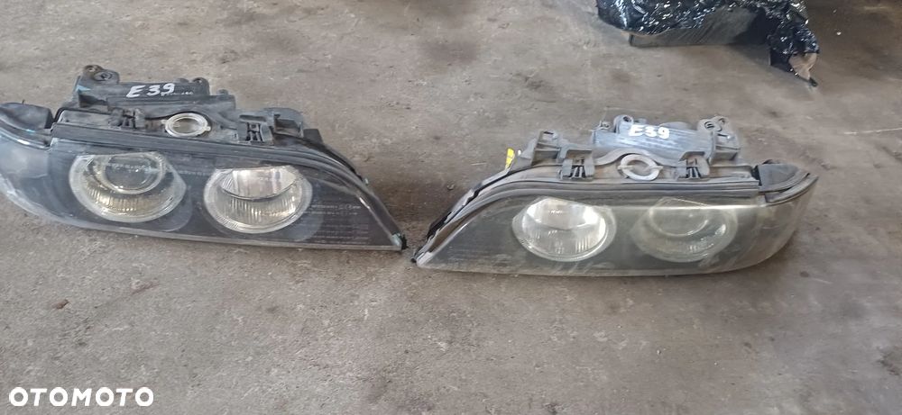 LAMPY SOCZEWKOWE BMW E39 RINGI DEPO BLACK - 2