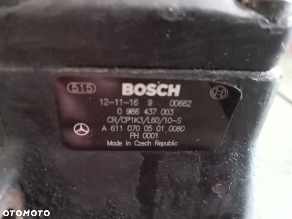 POMPA WTRYSKOWA SPRINTER 2.2 CDI A6110700501 - 4