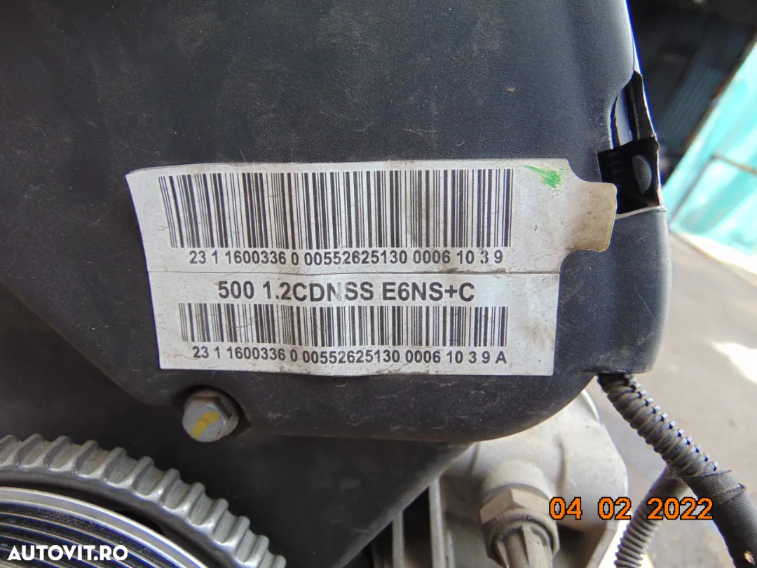 Motor Fiat 500 1.2 169a4000 euro 6 euro 5 ford ka lancya punto 3 panda - 6