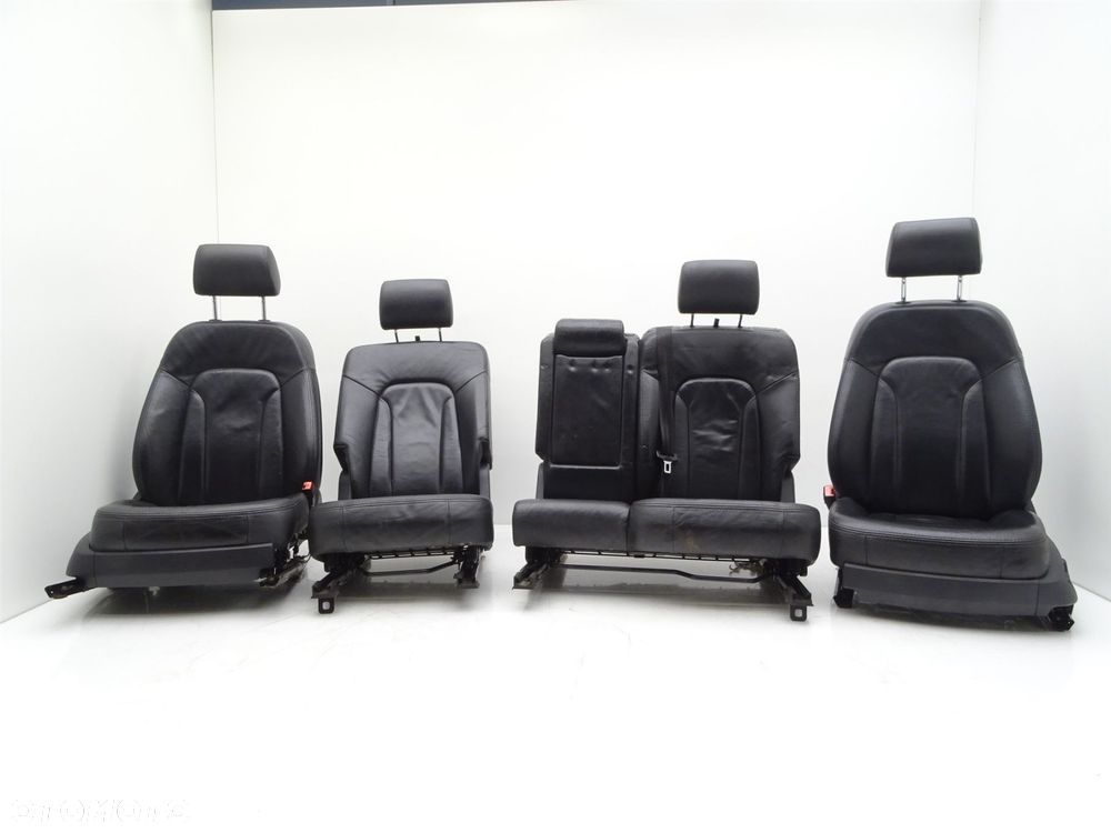 Komplet foteli przód tył kanapa skóra 8e0881106ca audi q7 4l - 2