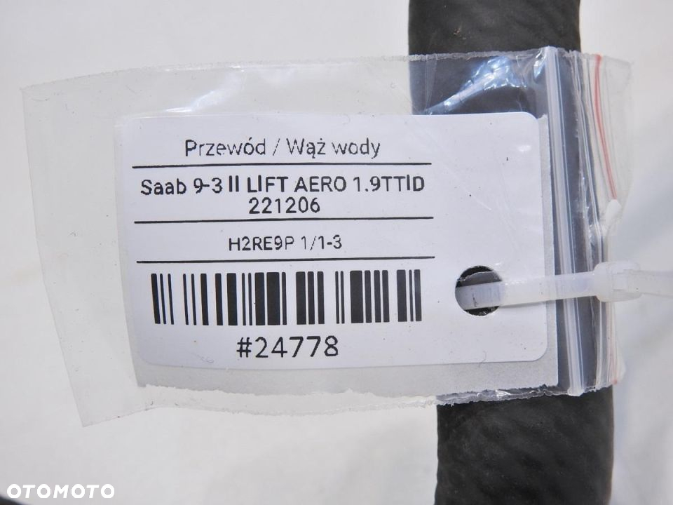 WĄŻ RURA WODY WEBASTO SAAB 9-3 II 1.9 TTID - 6