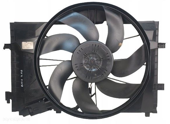 mercedes slk r171 3.0 v6 benzyna wentylator chŁodnicy a2035000593 oryg - 1